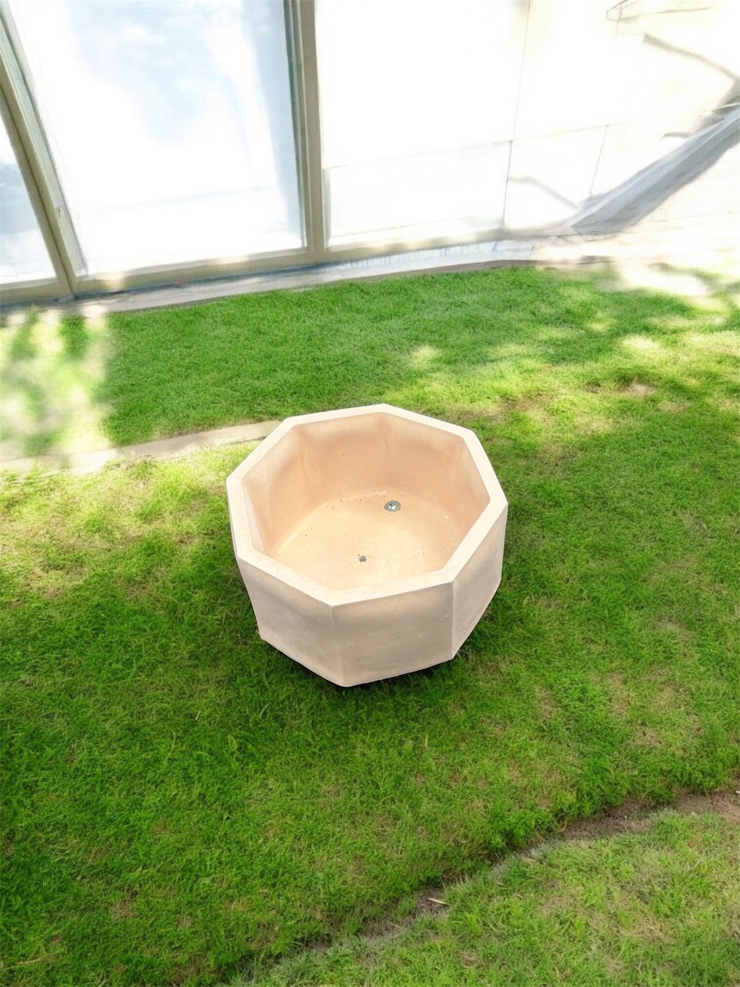 Terrario octagonal 10 x16 Cm